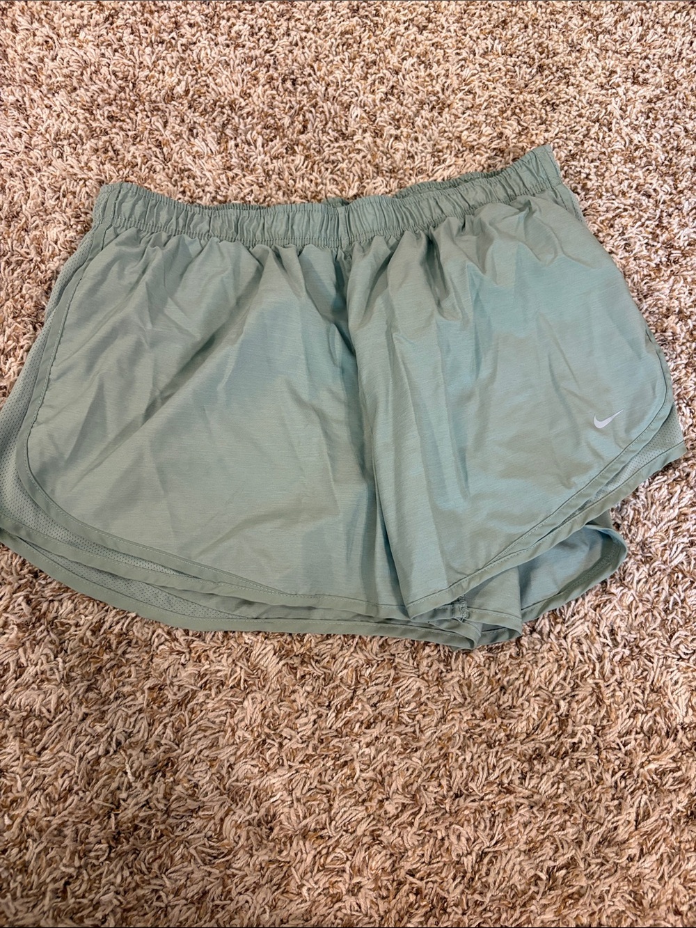 Nike Women’s Light Sage Green Athletic Shorts